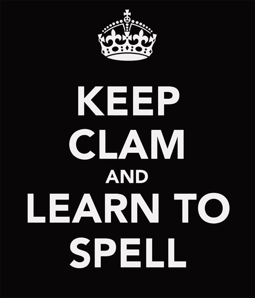 Keep Clam and Learn to Spell